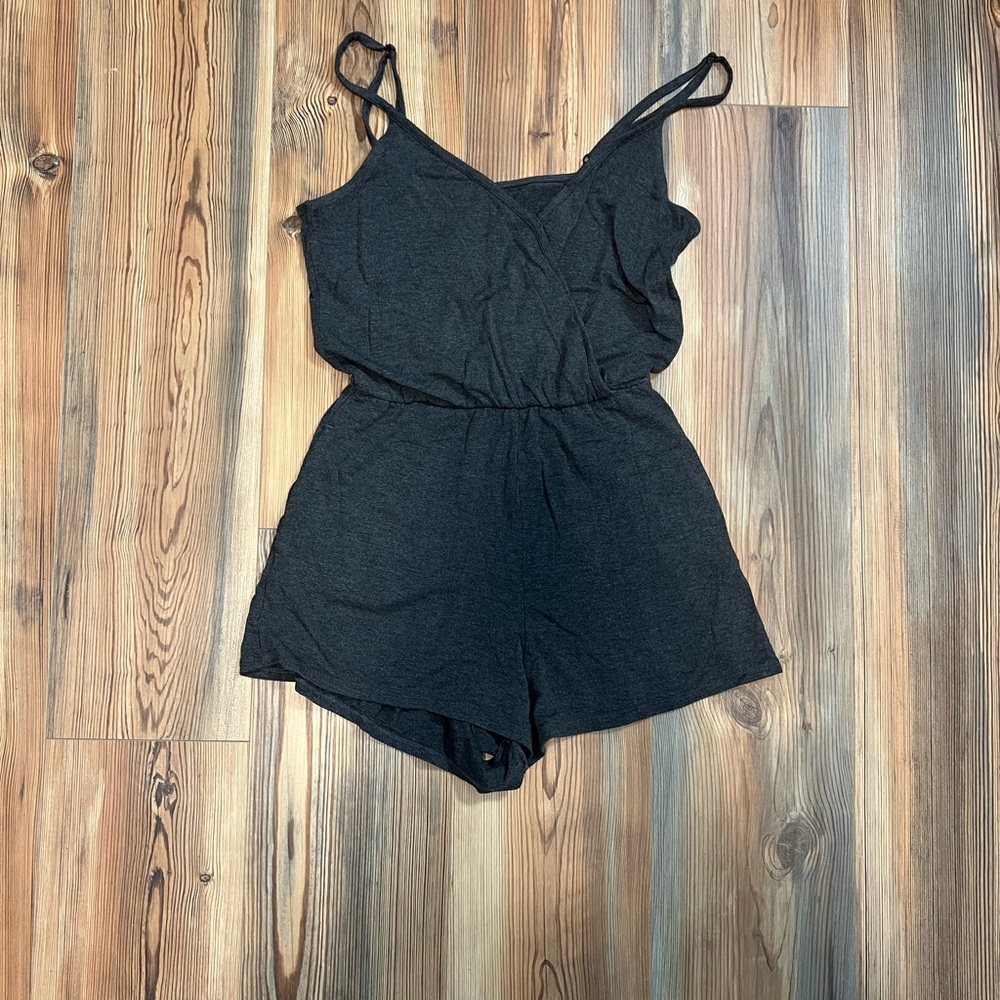 MeUndies Charcoal Romper